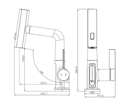Smart Digital Display Pull-Out Faucet