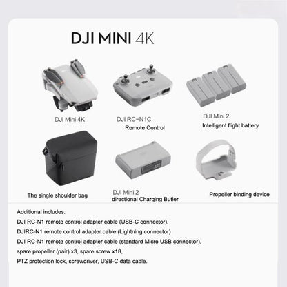 DJI Mini 4K Ultra HD Aerial Drone with Remote