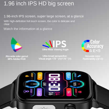 ET570 Smart Watch ECG Blood Glucose & Oxygen