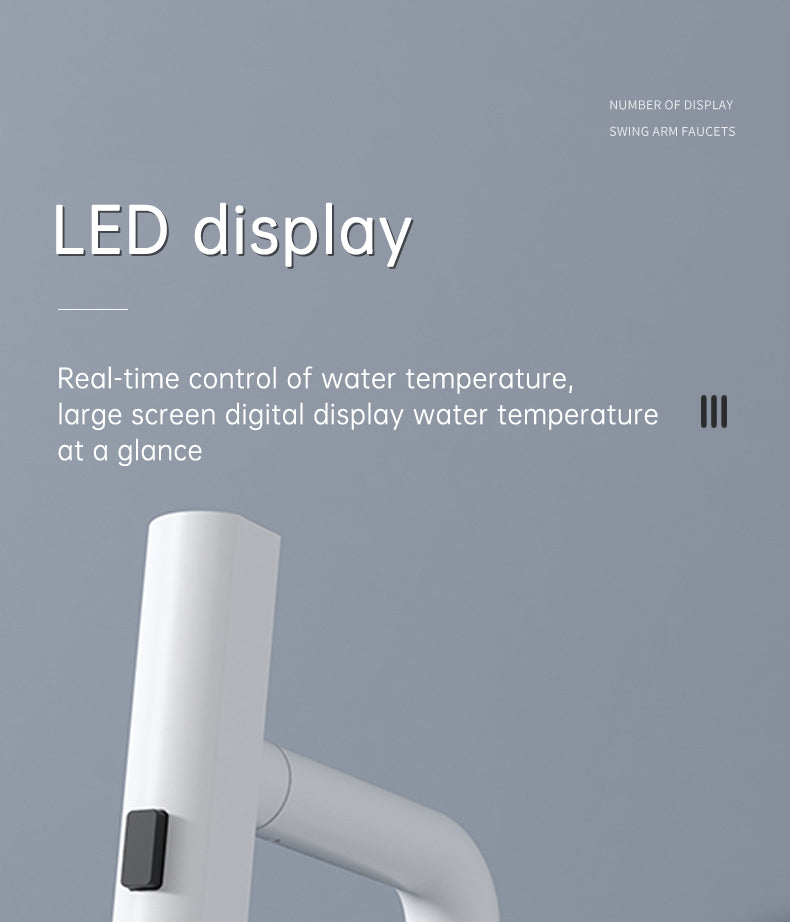 Smart Digital Display Pull-Out Faucet