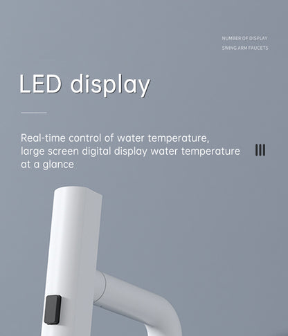 Smart Digital Display Pull-Out Faucet