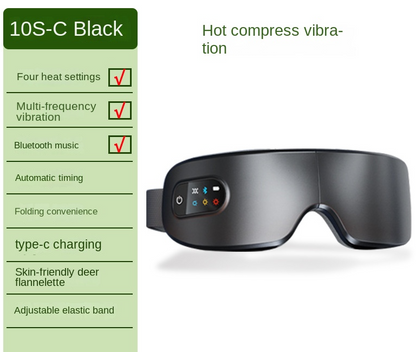 Foldable Eye Massager with Heat & Vibration