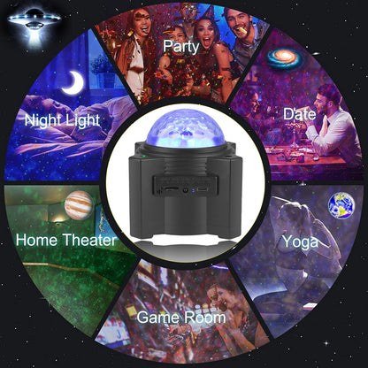 Rechargeable 12-Planet Galaxy Projector