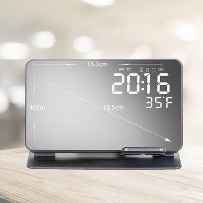 2-in-1 Wireless Charging Alarm Clock 15W