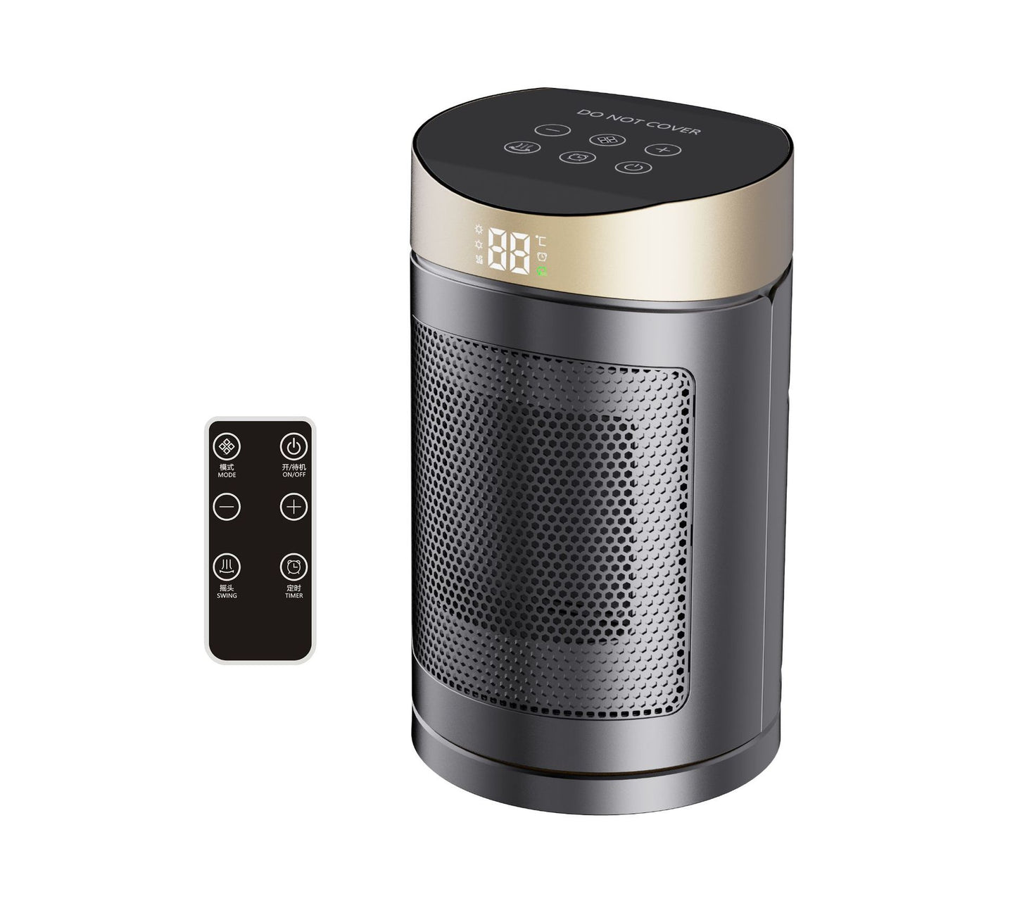 Touch Screen Desktop Electric Heater