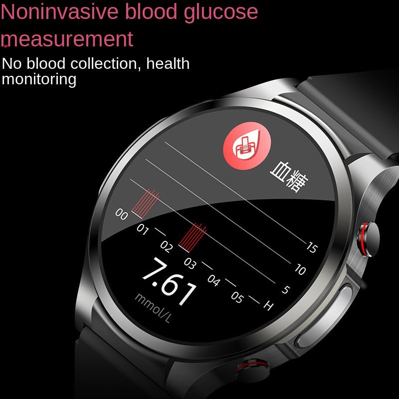 Blood Glucose ECG Blood Pressure Smart Watch
