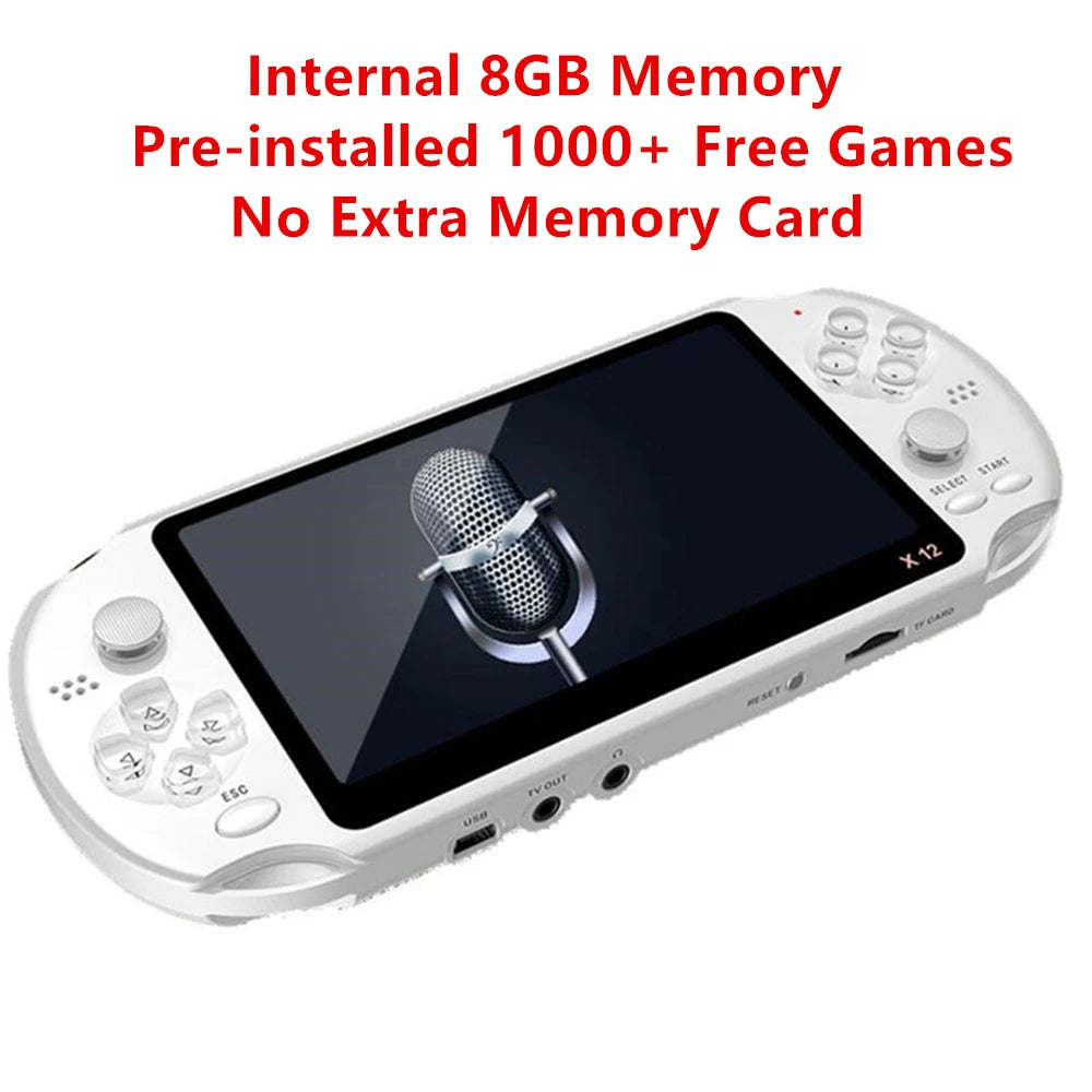5.1" Handheld Game Console 8GB 1000 Games