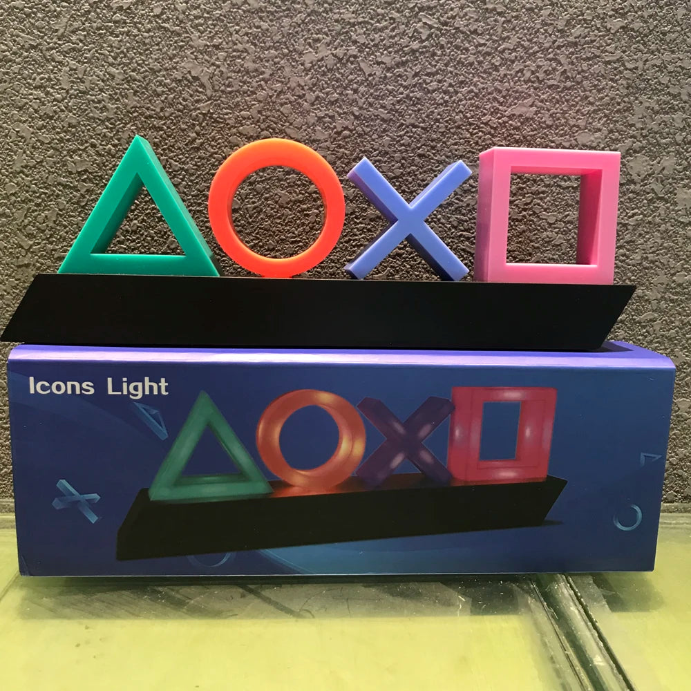PS4 Voice Control RGB Game Icon Light