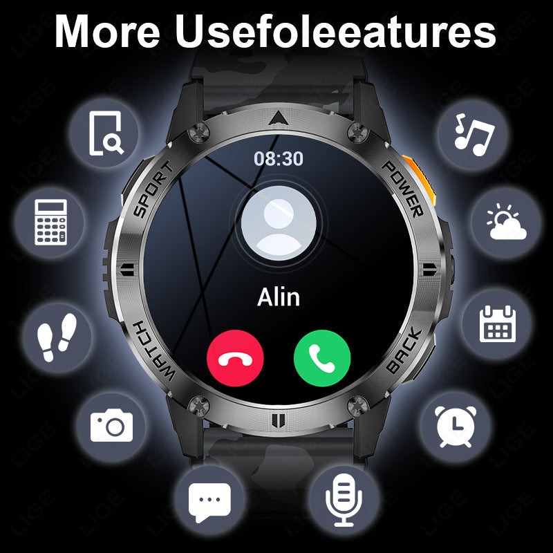 Smart Watch Bluetooth Call Long Range Sports