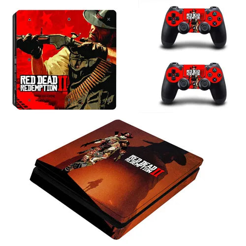 Red Dead Redemption 2 PS4 Slim Skin Sticker Set
