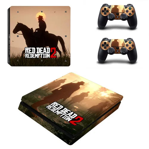 Red Dead Redemption 2 PS4 Slim Skin Sticker Set