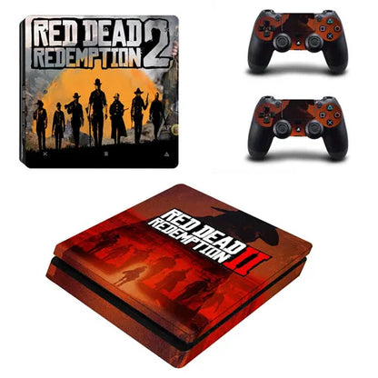 Red Dead Redemption 2 PS4 Slim Skin Sticker Set
