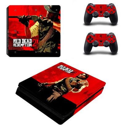 Red Dead Redemption 2 PS4 Slim Skin Sticker Set