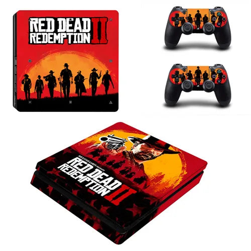 Red Dead Redemption 2 PS4 Slim Skin Sticker Set