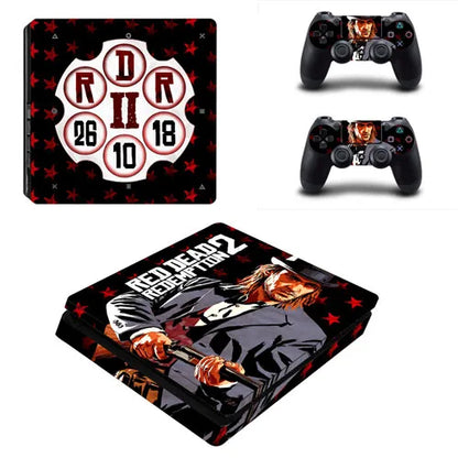 Red Dead Redemption 2 PS4 Slim Skin Sticker Set