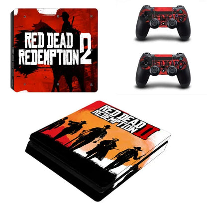 Red Dead Redemption 2 PS4 Slim Skin Sticker Set