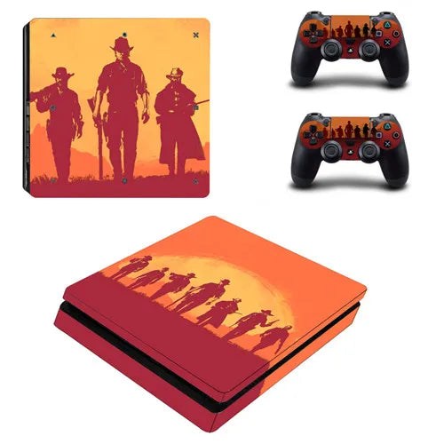 Red Dead Redemption 2 PS4 Slim Skin Sticker Set