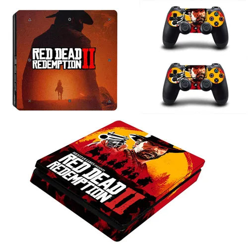 Red Dead Redemption 2 PS4 Slim Skin Sticker Set