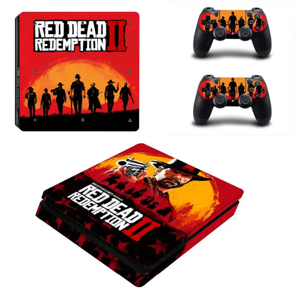 Red Dead Redemption 2 PS4 Slim Skin Sticker Set